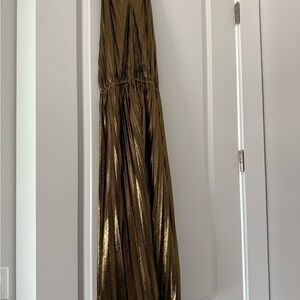 Lucy Paris Metallic Gold Dress